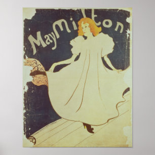 Henri de Toulouse-Lautrec Maj Milton, Frankrike Poster