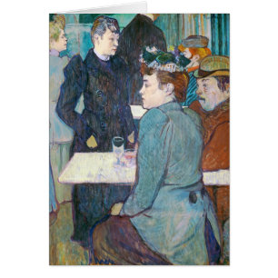 Henri de Toulouse-Lautrec Moulin de la Galette Hälsningskort