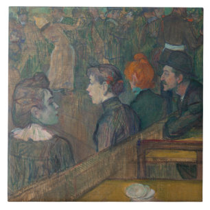 Henri de Toulouse-Lautrec - Moulin de la Galette Kakelplatta