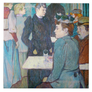 Henri de Toulouse-Lautrec Moulin de la Galette Kakelplatta