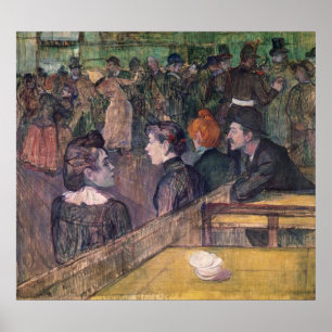 Henri de Toulouse-Lautrec på Moulinen de la Ga Poster