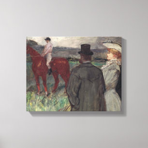Henri de Toulouse-Lautrec   på racecoursen, 189 Canvastryck
