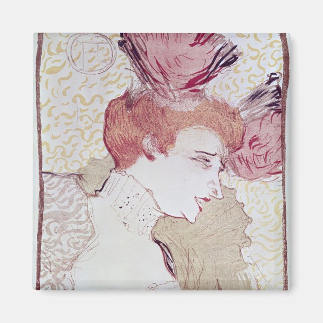Henri de Toulouse-Lautrec | Porträtt i Marcelle L Magnet (Framsidan)