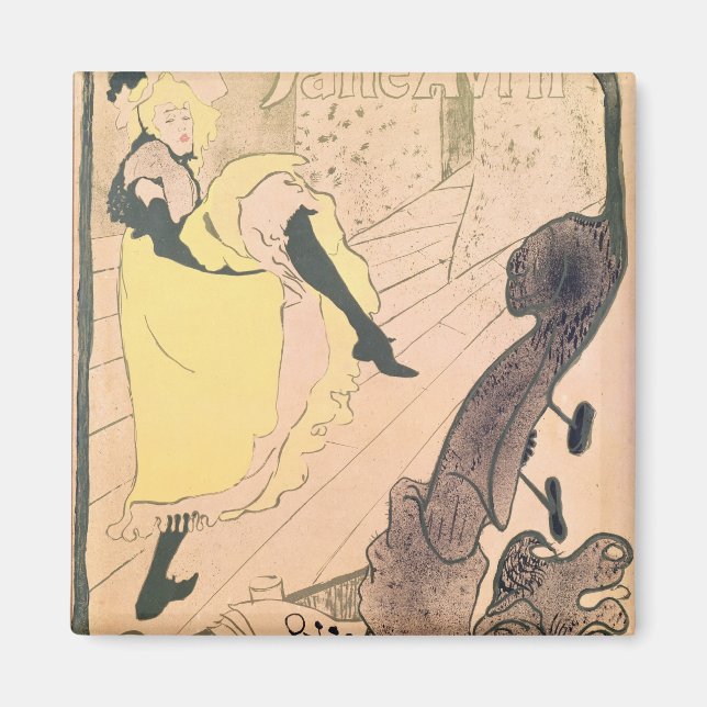 Henri de Toulouse-Lautrec | Poster reklam Jan Magnet (Framsidan)