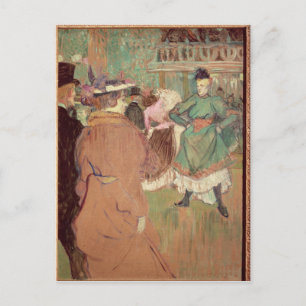 Henri de Toulouse-Lautrec Quadrille på rougen Vykort