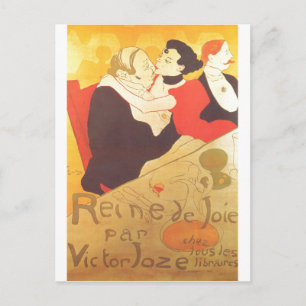 Henri de Toulouse-Lautrec Reine de Joie Vykort