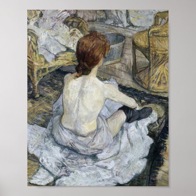Henri De Toulouse - Lautrec -Rousse Poster (Framsidan)