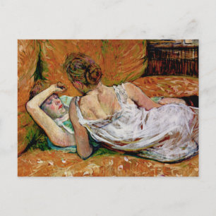 Henri de Toulouse-Lautrec:s två vänner Vykort