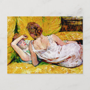 Henri de Toulouse-Lautrec:s två vänner Vykort