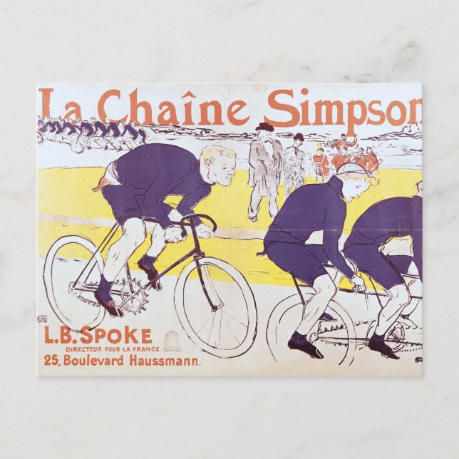 Henri de Toulouse-Lautrec | Simpson Chain 189 Vykort (Framsida)