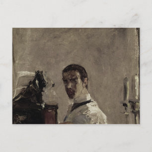 Henri de Toulouse-Lautrec Självporträtt, 1880 Vykort