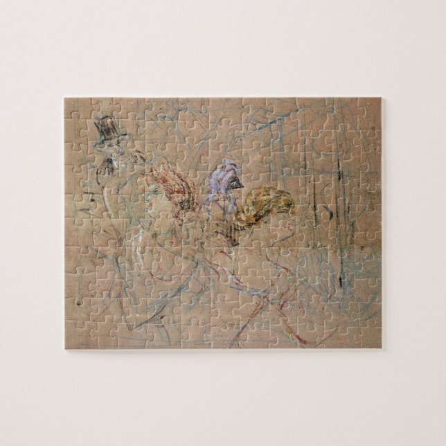 Henri de Toulouse-Lautrec | skissar för 'på Masen Pussel (Horisontell)