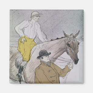 Henri de Toulouse-Lautrec som jockeyen ledde Magnet