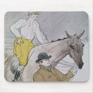 Henri de Toulouse-Lautrec som jockeyen ledde Musmatta