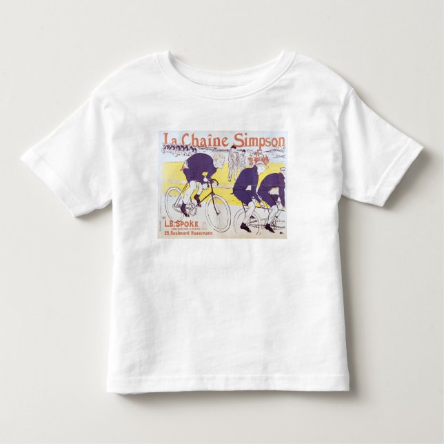 Henri de Toulouse-Lautrec | som Simpsonen kedjar, Tee Shirt (Framsida)