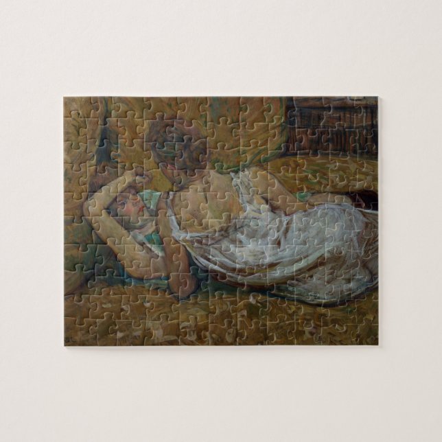 Henri de Toulouse-Lautrec | två vänner (pastell) Pussel (Horisontell)
