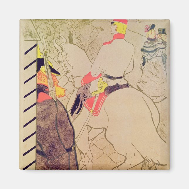 Henri de Toulouse-Lautrec | Tyska Babylon 18 Magnet (Framsidan)
