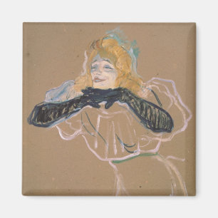 Henri de Toulouse-Lautrec   Yvette Guilbert singi Magnet