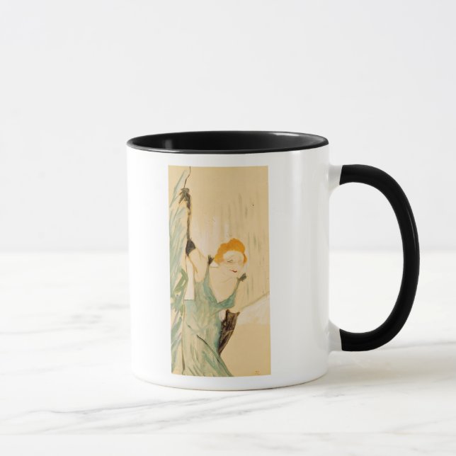 Henri de Toulouse-Lautrec | Yvette Guilbert takin Mugg (Höger)