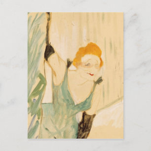Henri de Toulouse-Lautrec Yvette Guilbert tar i Vykort