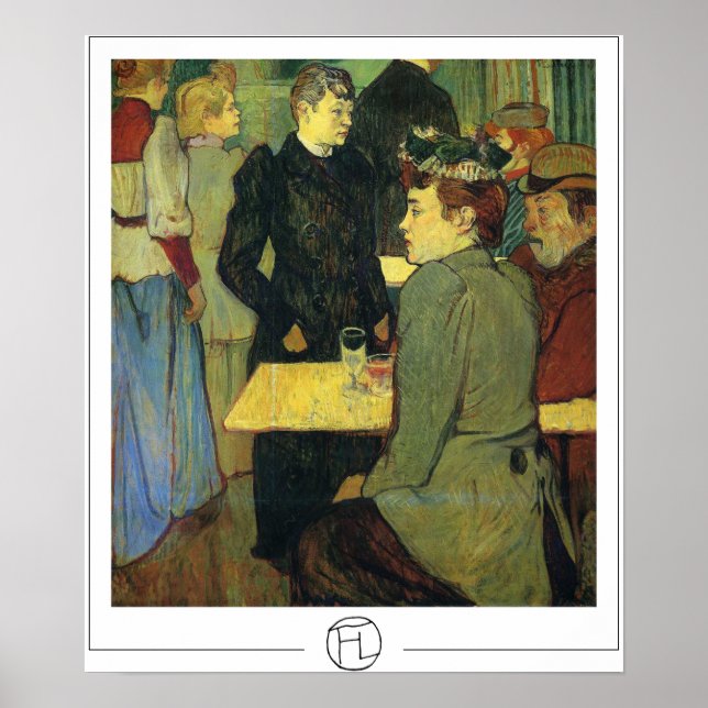 Henri de Toulouse-Lautrec Zedign Art Poster #103 (Framsidan)
