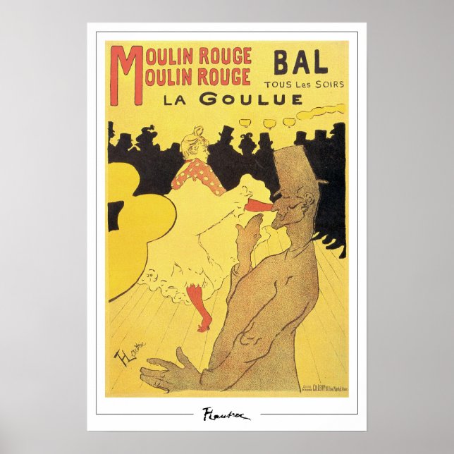 Henri de Toulouse-Lautrec Zedign Art Poster #409 (Framsidan)