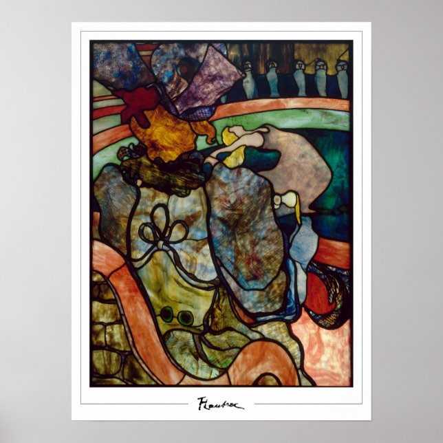 Henri de Toulouse-Lautrec Zedign Art Poster #8 (Framsidan)