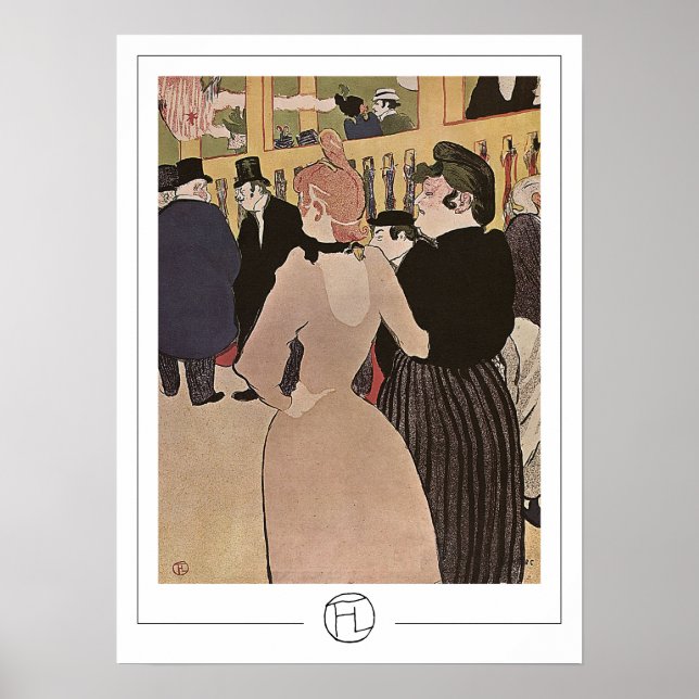 Henri de Toulouse-Lautrec Zedign Art Poster #91 (Framsidan)