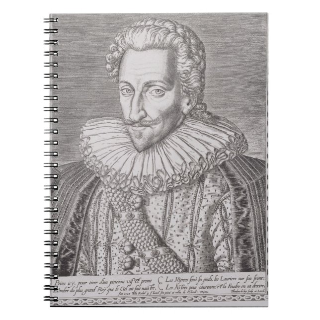Henri dropp (1553-1610) som kungen av Navarre, Anteckningsbok (Framsidan)