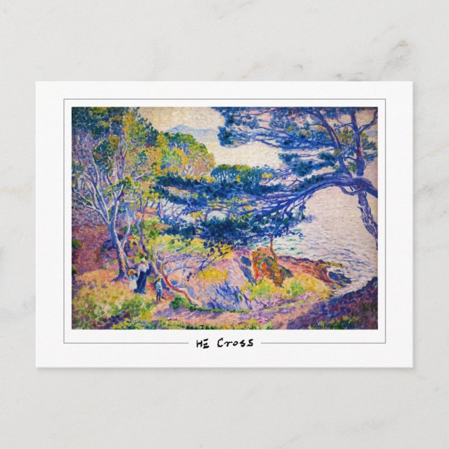 Henri-Edmond Cross #5 - Finkonstkort Vykort (Framsida)