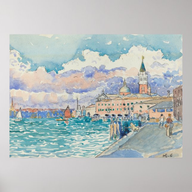 Henri-Edmond Cross - Venice, 1903 Poster (Framsidan)