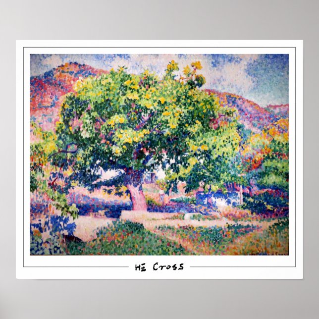 Henri-Edmond Cross Zedign konstaffisch #99 Poster (Framsidan)