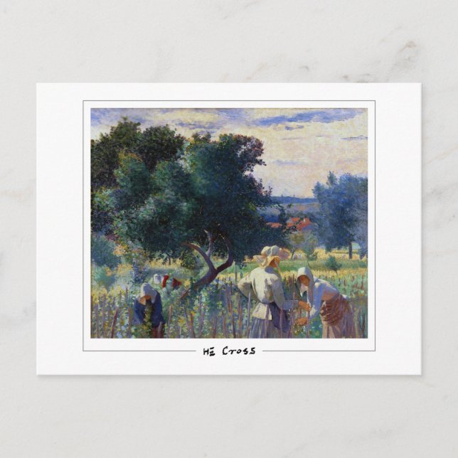 Henri-Edmond Kor #39 - Fine Art Postcard Vykort (Framsida)
