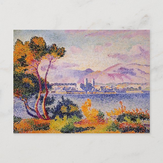 Henri-Edmond Kor- Antibes, eftermiddag Vykort (Framsida)