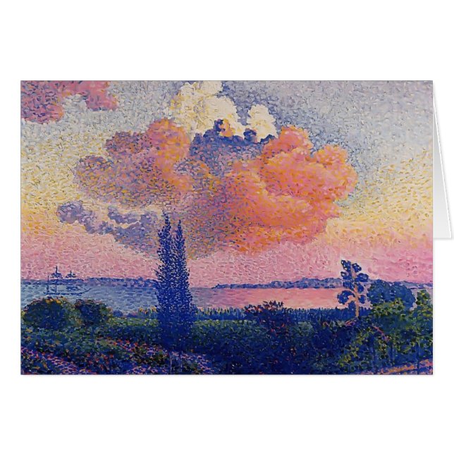 Henri-Edmond Kor det rosa molnet Hälsningskort (Framsidan Horizontal)