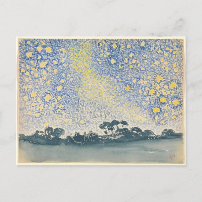 Henri-Edmond Kor Ligcape med Stars Vykort (Framsida)