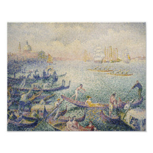Henri-Edmond Kor - Regatta i Venedig Fototryck