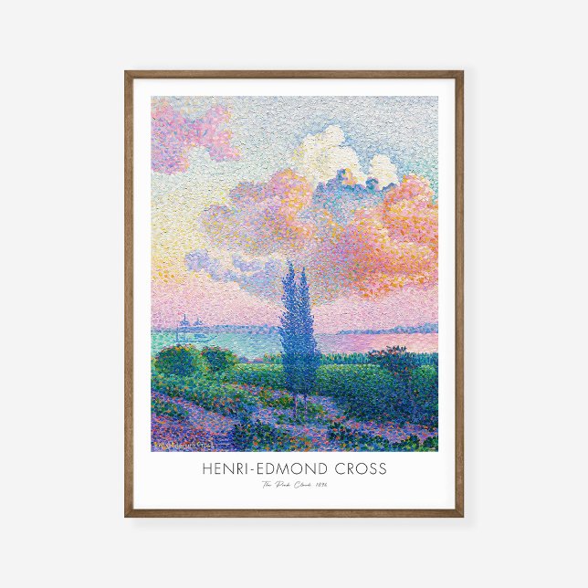 Henri Edmond Kor Rosa Cloud Art Exhibition Poster (Skapare uppladdad)