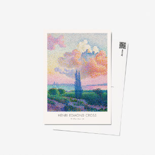 Henri Edmond Kor Rosa Cloud Art Exhibition Vykort
