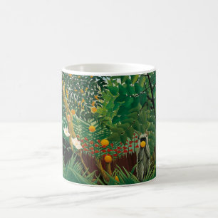 Henri exotiska Rousseau landskap muggen Kaffemugg