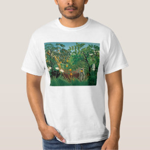 Henri exotiska Rousseau landskap T-tröja Tröja