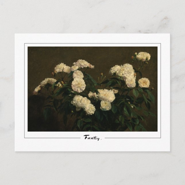 Henri Fantin-Latour #135 - Finkonstkort Vykort (Framsida)