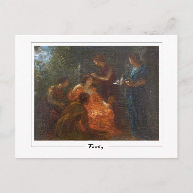 Henri Fantin-Latour #167 - Konstkortsedel Vykort (Framsida)