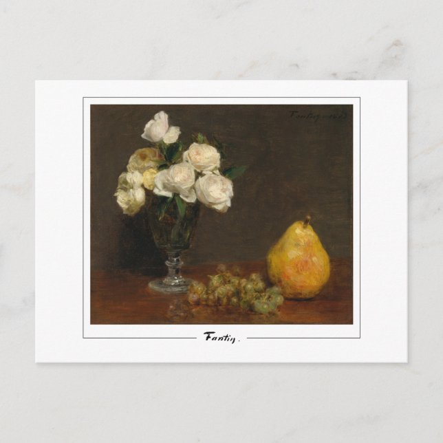 Henri Fantin-Latour #349 - Finkonstkort Vykort (Framsida)