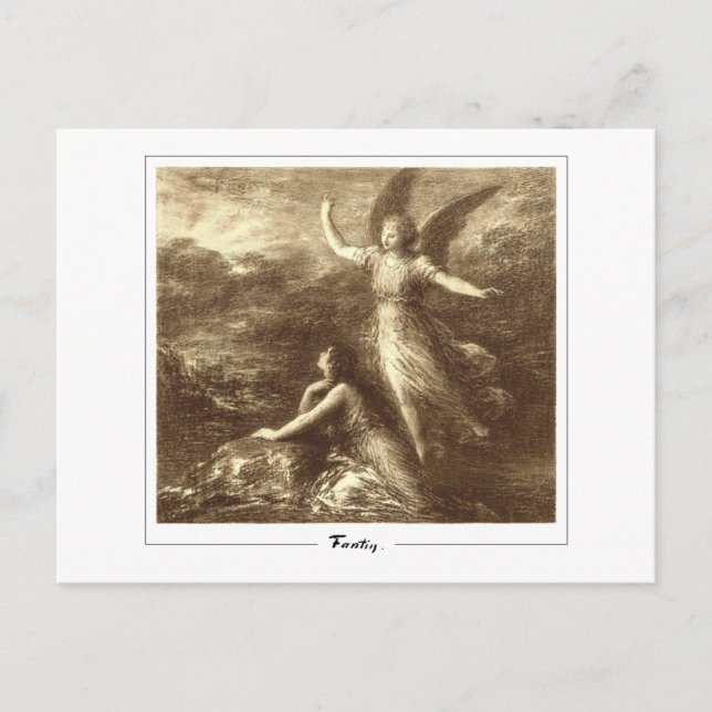 Henri Fantin-Latour #394 - Finkonstkort Vykort (Framsida)