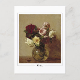 Henri Fantin-Latour #447 - Fine Art Postcard Vykort