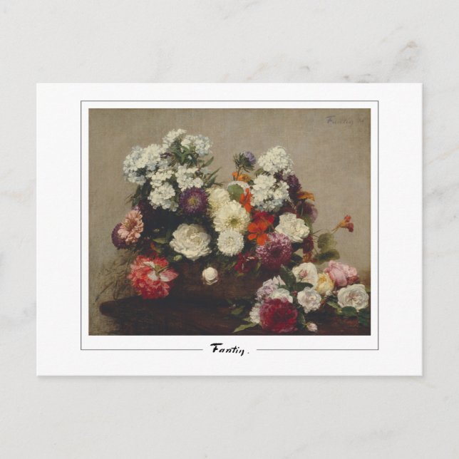 Henri Fantin-Latour #451 - vykort för konst (Framsida)