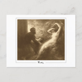 Henri Fantin-Latour #454 - Fine Art Postcard Vykort