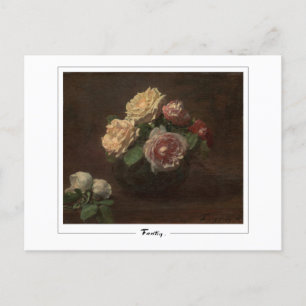 Henri Fantin-Latour #485 - Fine Art Postcard Vykort