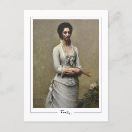 Henri Fantin-Latour #495 - Fine Art Postcard Vykort